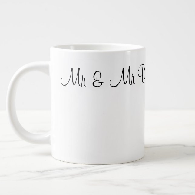 Mugs - Mr & Mr Dickinson 21.07.20xx (Left)