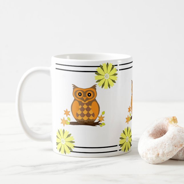 mugs owl (With Donut)