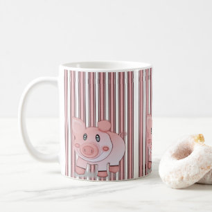 mugs pink pigs