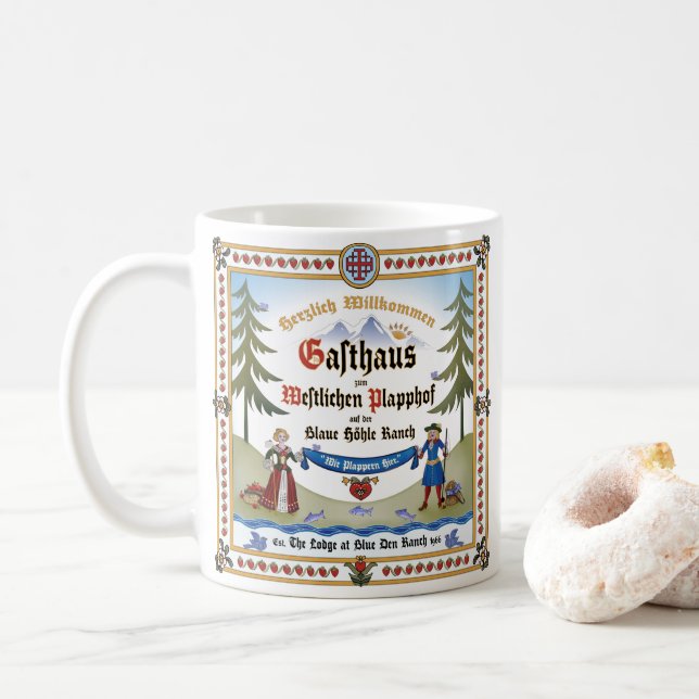 Mugs & Steins ~ Lodge Signage (With Donut)