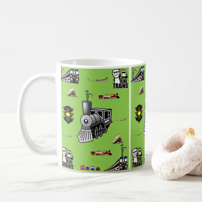 mugs trains (With Donut)
