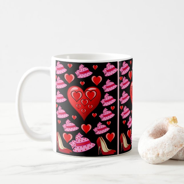 Mugs Valentines (With Donut)