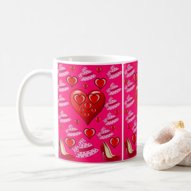 Mugs Valentines (With Donut)