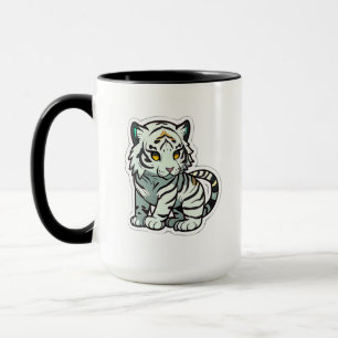 Mugs White Tiger