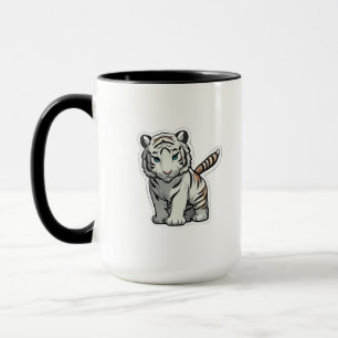 Mugs White Tiger