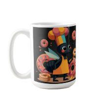 Mugs with beautiful cookies