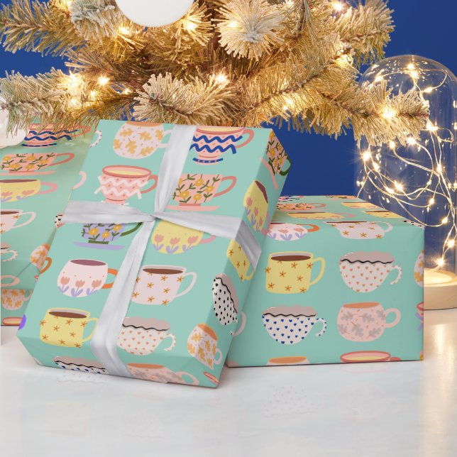 Mugs Wrapping Paper (Holidays)