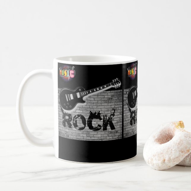 mugs you rock music (With Donut)