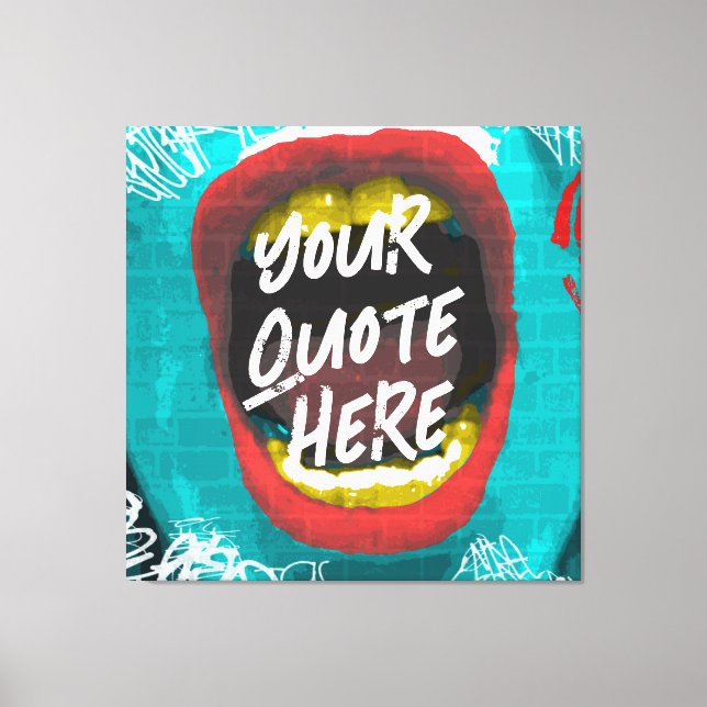 Mugshot Canvas Print (Front)