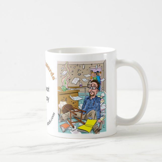 Mugshot Monday, Teacher In Tatters Coffee Mug (Right)