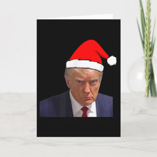 Mugshot Trump Picture - Prison Mug Shot Funny Chri Card