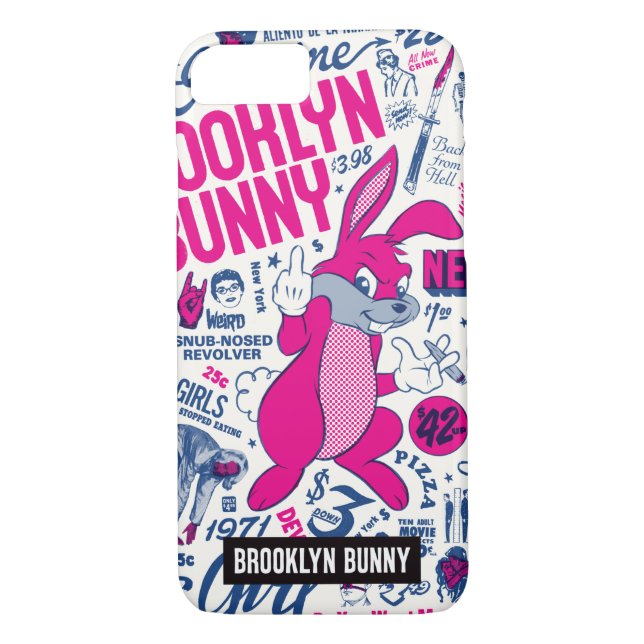 Mugsy Bunny by Brooklyn Bunny Case-Mate iPhone Case (Back)