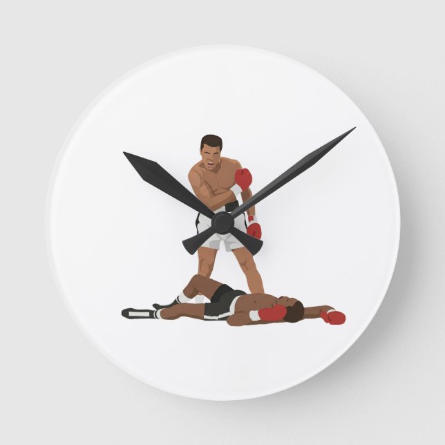 Muhammad Ali  Round Clock (Front)