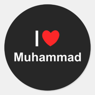 Muhammad Classic Round Sticker