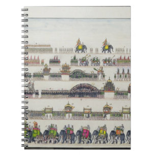 Muharram Ceremony, Faizabad, 1772 from 'The Gentil Notebook