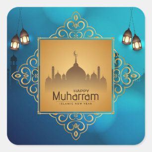 Muharram Islamic new Year Square Sticker