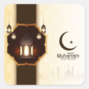 Muharram Islamic new Year Square Sticker