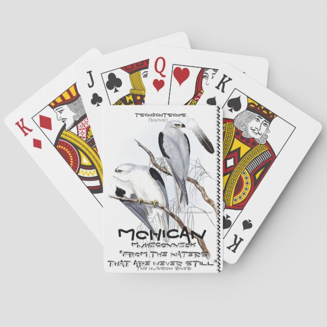 "Muheconneok~ the waters that are never still" Playing Cards (Back)