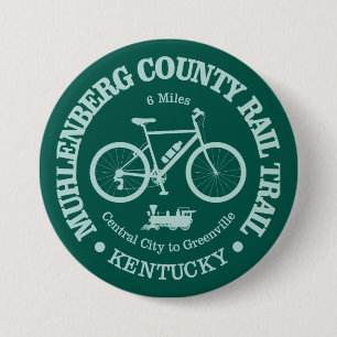 Muhlenberg County Rail Trail (cycling) 7.5 Cm Round Badge