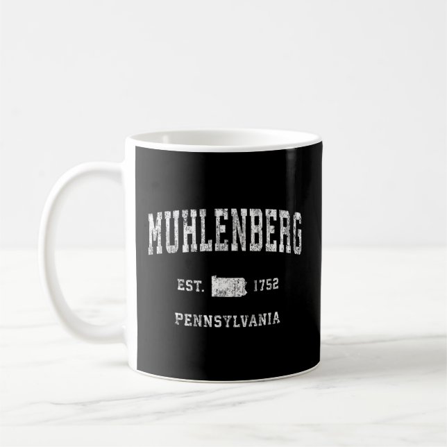 Muhlenberg Pennsylvania Pa Athletic Sports Coffee Mug (Left)