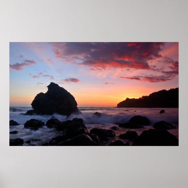 Muir Beach Sunset Poster (Front)