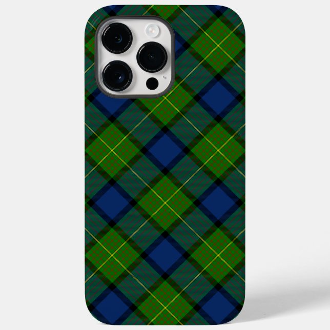 Muir Moore tartan green blue plaid Case-Mate iPhone Case (Back)