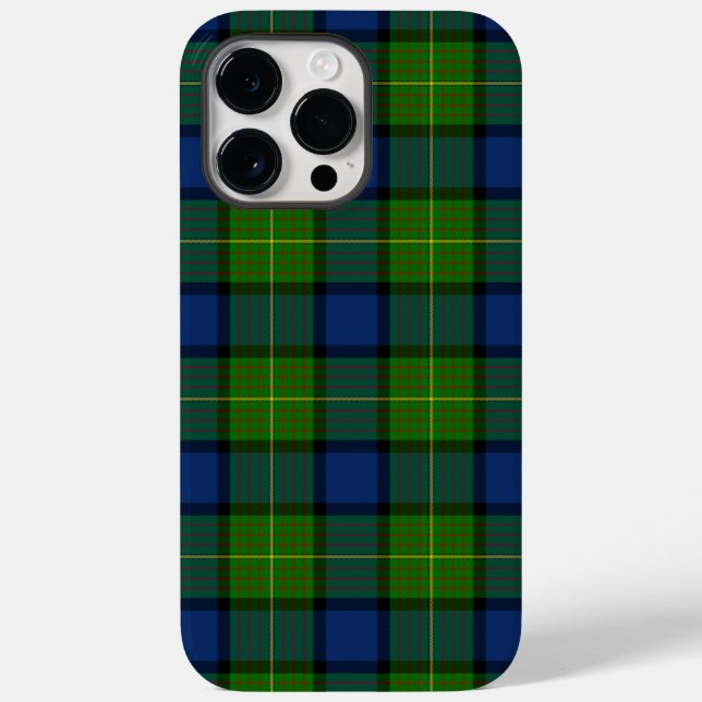 Muir Moore tartan green blue plaid  Case-Mate iPhone Case (Back)