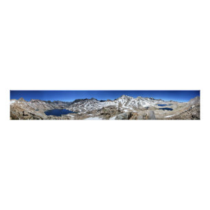 Muir Pass Panorama from Above - John Muir Trail Photo Print