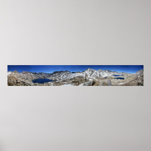 Muir Pass Panorama from Above - John Muir Trail Poster
