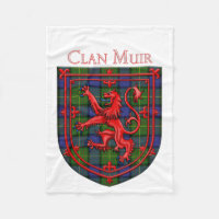 Muir Tartan Scottish Plaid Lion Rampant