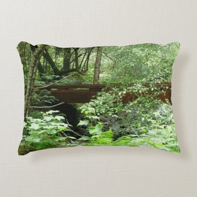 Muir Woods Bridge I Decorative Cushion (Front)