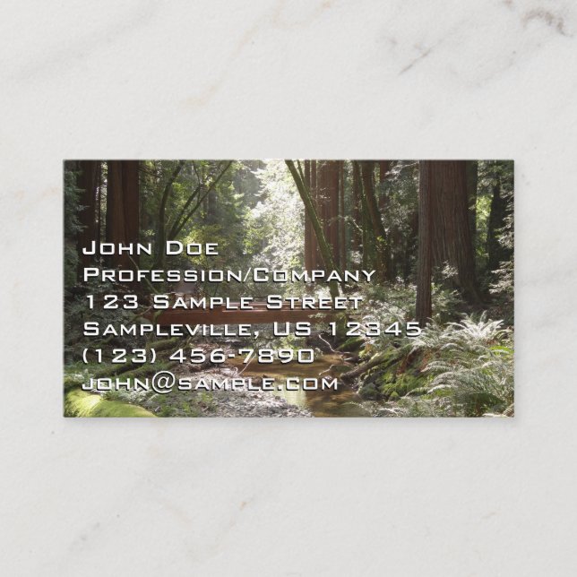 Muir Woods Bridge II Business Card (Front)