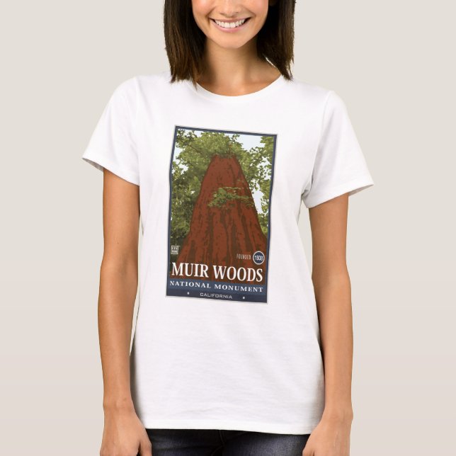 Muir Woods National Monument 3 T-Shirt (Front)