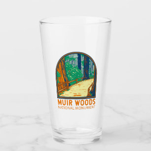 Muir Woods National Monument California Emblem Glass