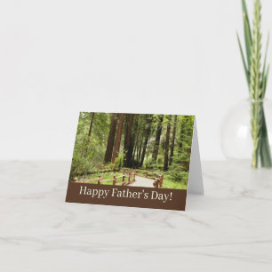 Muir Woods Path I Happy Father's Day Card