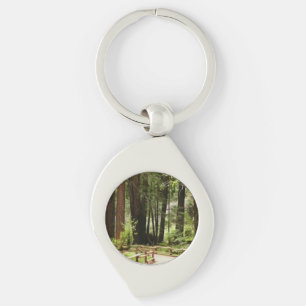 Muir Woods Path I Nature Photography Key Ring