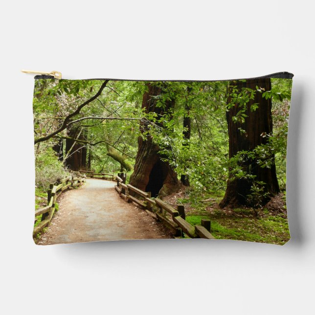 Muir Woods Path II Nature Photography Accessory Pouch (Front)