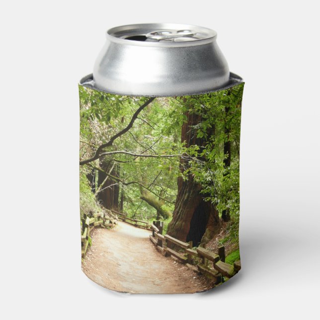 Muir Woods Path II Nature Photography Can Cooler (Can Front)