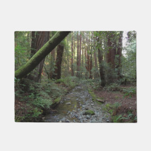 Muir Woods Stream Forest Landscape Doormat