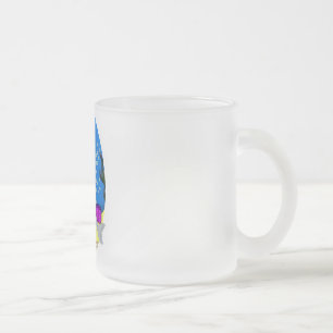 Muirenn the Green Mermaid and Dolphin Mug