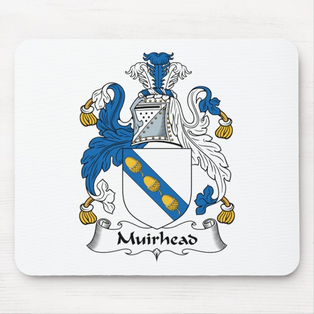 Muirhead Family Crest Mouse Mat (Front)