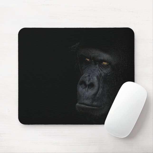 Muismat portret gorilla mouse mat (With Mouse)