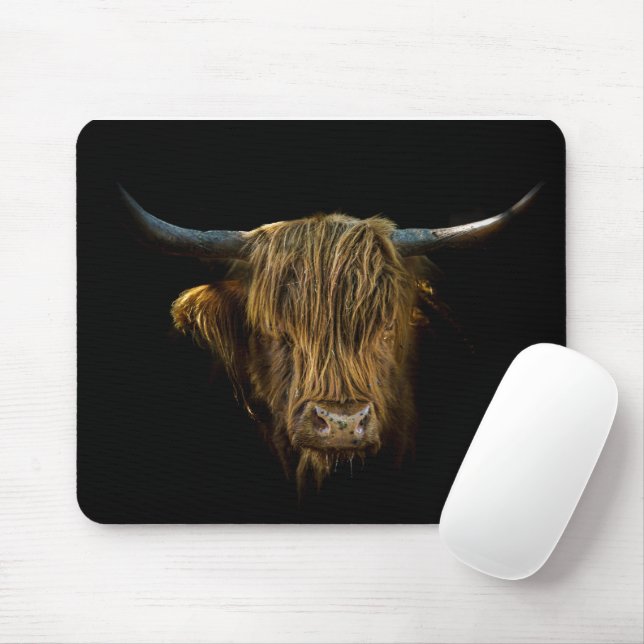 Muismat Scottish highlands Mouse Mat (With Mouse)