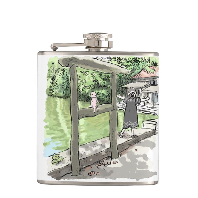 Muji Saire Hip Flask (Front)
