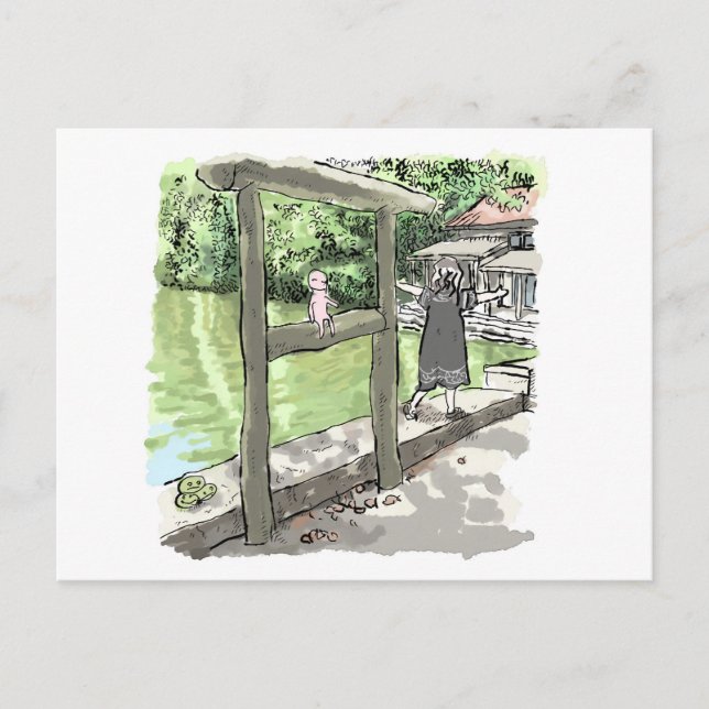 Muji Saire Postcard (Front)
