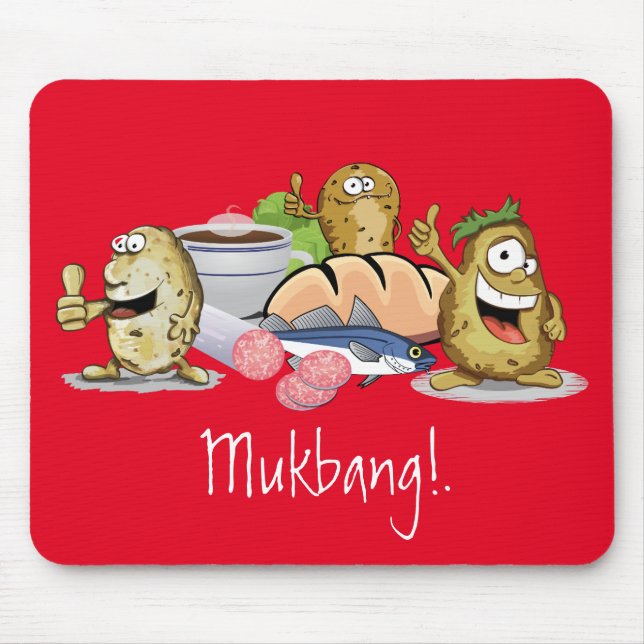 Mukbang Mouse Mat (Front)