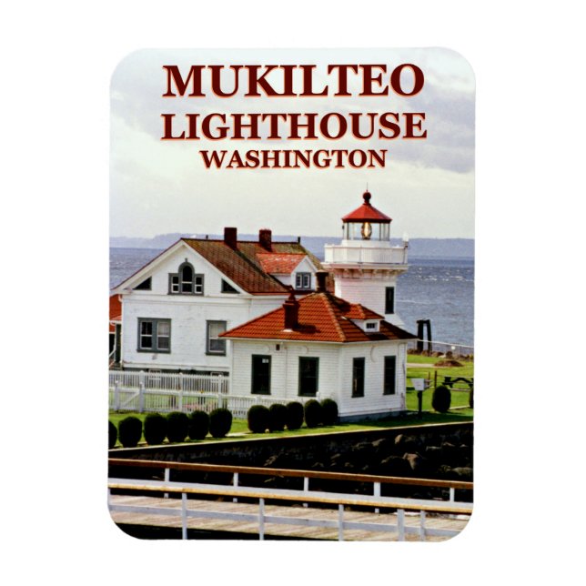 Mukilteo Lighthouse, Washington Flexi Magnet (Vertical)