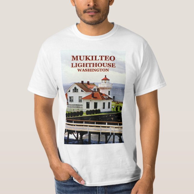 Mukilteo Lighthouse, Washington T-Shirt (Front)
