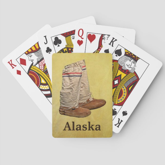 Mukluks - Alaska Playing Cards (Back)