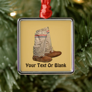 Mukluks Metal Tree Decoration